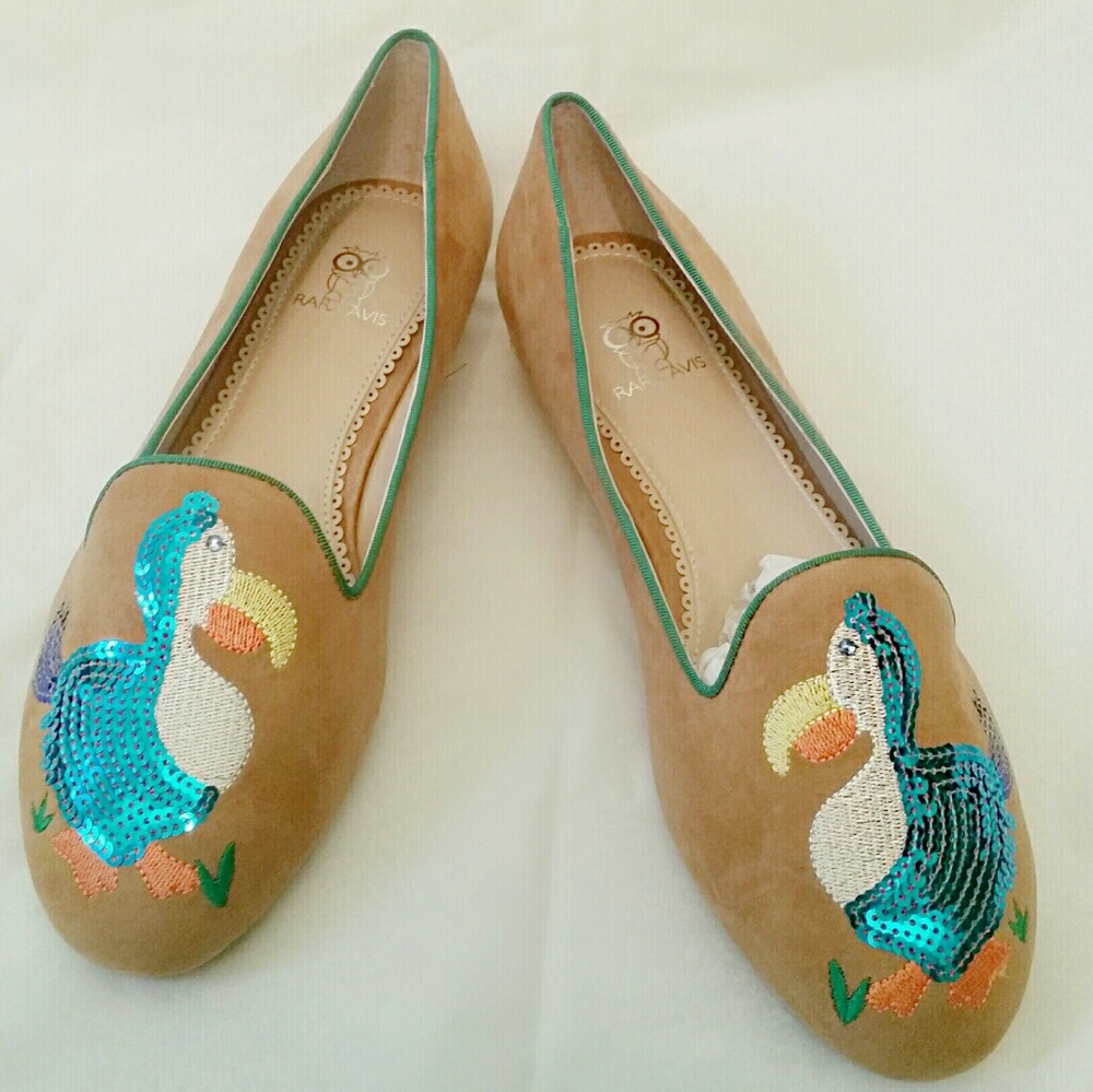 Rara Avis Suede Embelished Shoes